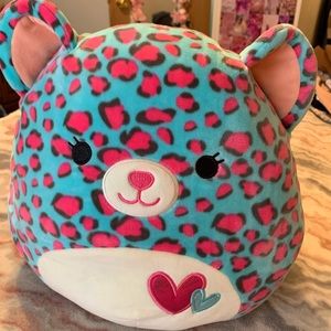 Cute Blue+Pink cat Squishmallow 16”